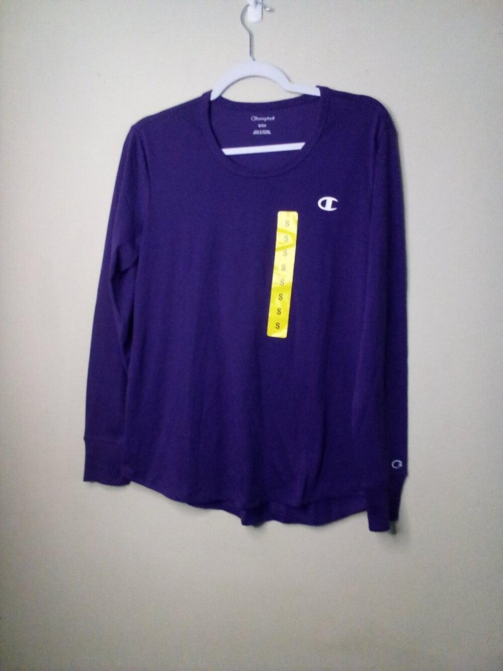 Champion Shirt Women S Long Sleeve Active Athletic Base Layer Purple